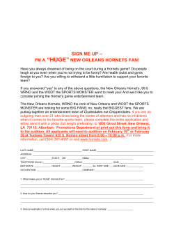 sign me up -- i`m a &ldquo;huge&rdquo; new orleans hornets fan!