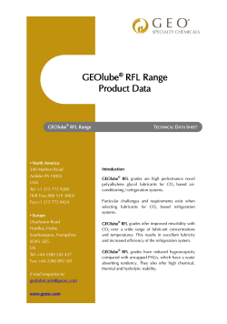 Technical Data Sheet - GEO Specialty Chemicals