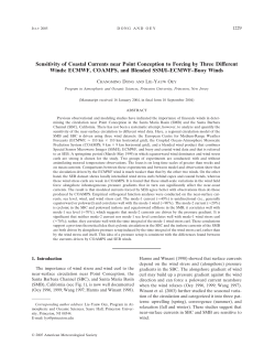 Sensitivity of Coastal Currents near Point Conception to Forcing by