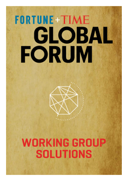 working group solutions