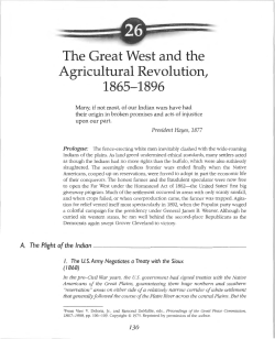 Chapter 26- Great West and th Agricultural