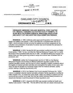 OMC 5.81 - City of Oakland