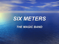six meters - Palomar Amateur Radio Club