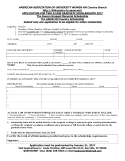 AMERICAN ASSOCIATION OF UNIVERSITY WOMEN Kerrville