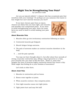 Might You be Strengthening Your Pain?