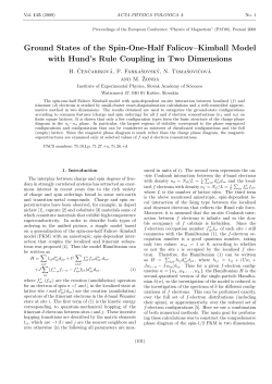Ground States of the Spin-One-Half Falicov&ndash;Kimball Model with