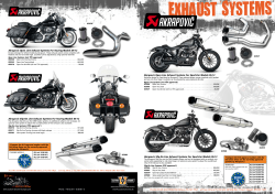 Akrapovic Slip-On Line Exhaust Systems For Sportster Models 06