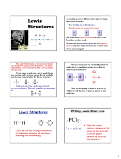 L2 - Lewis Structure..