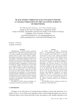 black women through alice walker`s poetry (a