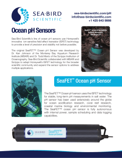 Ocean pH Sensors - Oceanology International North America