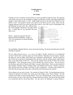 Franklin Barrett b. 1932 My Family Nothing was here on Barrett