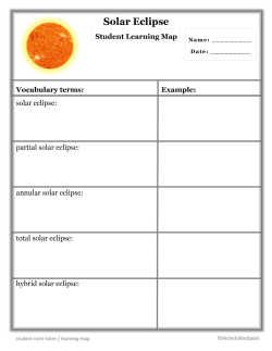Solar Eclipse