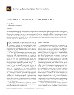 Journal of Ancient Egyptian Interconnections