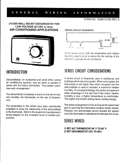 INTRODUCTION SERIES CIRCUIT CONSIDERATIONS SERIES