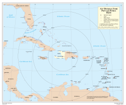Air Distance from Port-au-Prince Haiti