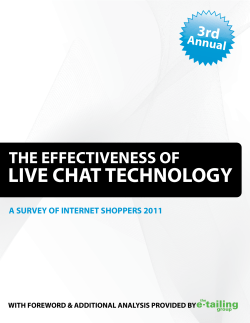 live chat technology - The e