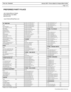 PREFERRED PARTY PLACE