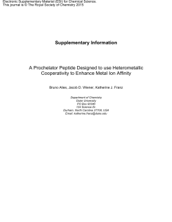 Supplementary Information - Royal Society of Chemistry