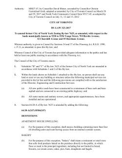 323-2017 - City of Toronto