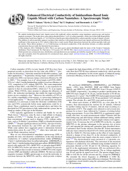 Enhanced Electrical Conductivity of Imidazolium