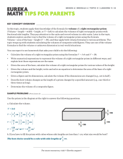 Parent Tips Lessons 11-14