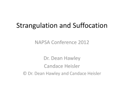 Strangulation and Suffocation