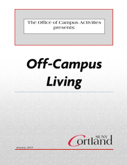 Off-Campus Living