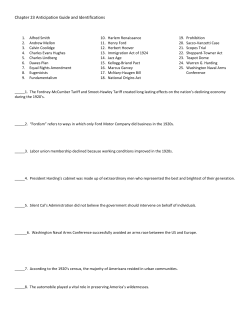 Chapter 23 Anticipation Guide and Identifications