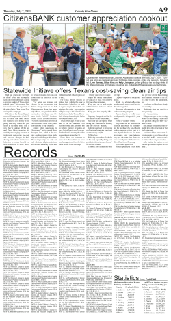 CitizensBANK customer appreciation cookout - County Star-News