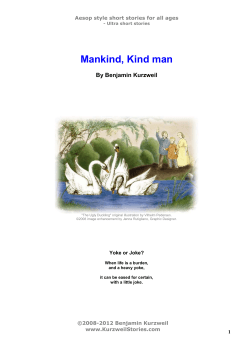 Aesop style short stories for all ages