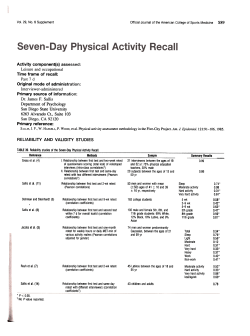 Seven-Day PAR Protocol