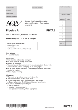 Mechanics, Materials and Waves