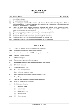 BIOLOGY (THEORY) &ndash; 2008