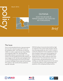 guyana - Health Policy Project
