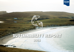 Sustainability Report 2016