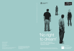 No right to dream - Paul Hamlyn Foundation