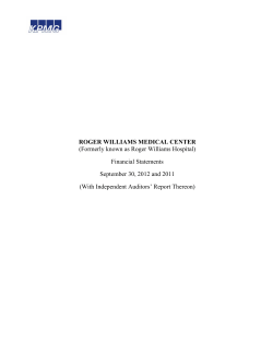 ROGER WILLIAMS MEDICAL CENTER