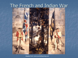 The French and Indian War