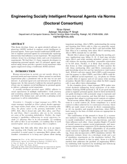 Engineering Socially Intelligent Personal Agents via