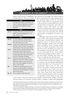 MISSISSIPPI: IS THIS AMERICA? (1962&ndash;1964)