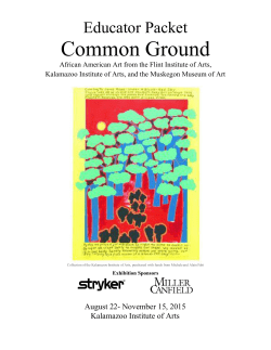 Common Ground - Kalamazoo Institute of Arts