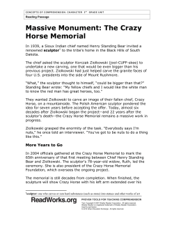 Massive Monument: The Crazy Horse Memorial