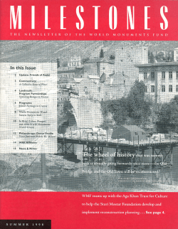 Open PDF - World Monuments Fund