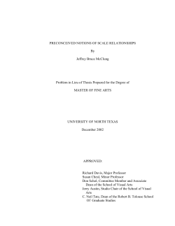 Preconceived Notions of Scale Relationships