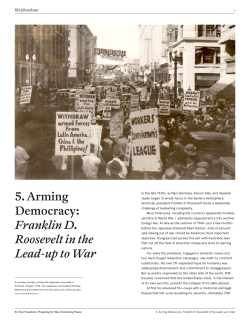 5. Arming Democracy: Franklin D. Roosevelt in the Lead