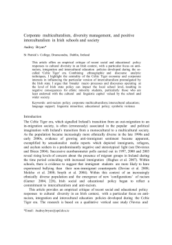 Corporate multiculturalism, diversity management - DORAS