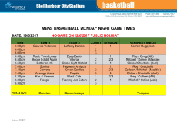 Basketball game times