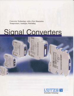 PDF Signal Converters