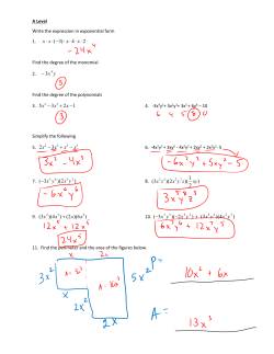 yx4 3 - ) 2)( 3( yx yx - (3 )(4 ) (2 )(6 ) x x x x + ) 2)( 3( yx yx -