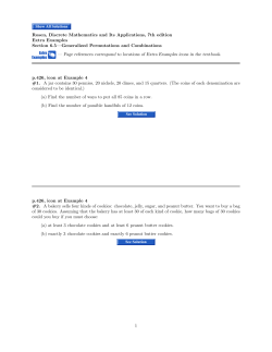 Extra Examples &mdash; Page references correspond to locations of Extra